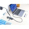 Šakotuvas Manhattan 190442 įkrovimo stotelė, laidinė, USB 3.2 Gen 1 (3.1 Gen 1), C tipo, pilka