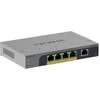 Šakotuvas Netgear 5-PORT POE+ 1G PLUS SWITCH - POE BUDGET 120 W FANLESS