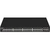 Šakotuvas EDIMAX 54 prievadų Gigabit Web Smart jungiklis su 6 SFP+ 10G prievadais