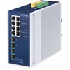 Šakotuvas Planet Technology PLANET IP30 Industrial L2/L4 8 prievadų, valdomas, L2/L4, gigabito Ethernet (10/100/1000), pilnai dvipusis, montuojamas ant sienos
