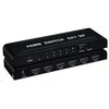 PREMIUMCORD HDMI jungiklis 5:1 metalinis su nuotolinio valdymo pultu ir maitinimo adapteriu