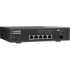Šakotuvas „Qnap QSW-L3205-1C4T“ komutatorius | „Lite“ valdomas 5 prievadų komutatorius su 4x 10GbE RJ45, 1x 10G COMBO (SFP+/BASE-T)