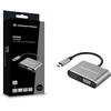 Stacja/replikator Conceptronic Conceptronic DONN16G doko stotelė Przewodowa USB 3.2 Gen 1 (3.1 Gen 1) Type-C Juodas, Sidabrinė