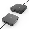 I-TEC USB-C HDMI dviejų DP prijungimo stotelė su maitinimo tiekimu 100 W + I-tec universalus įkroviklis 112 W