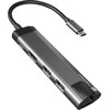 NATEC Multiport Fowler Go USB-C -> Hub USB 3.0 x2 HDMI 4K USB-C PD RJ45