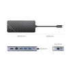 Orico 8w1 USB-C su obudową M.2 NVMe/SATA, USB-A/C 10Gbps, HDMI 4K, PD 100W, RJ45