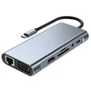 Šakotuvas Stotelė / replikatorius Value C tipo dokų stotelė, 1x HDMI 4K30, 1x VGA 1080p, 1x Gigabit Ethernet, 3x USB 3.2 Gen1 (A), 1x USB 2.0 (C), 1x SD/TF, 1x