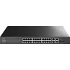 Šakotuvas Cudy komutatorius 26 prievadų Gigabit Easy-Managed su 2 kombinuotais prievadais, GS1028ES2 1.0 Valdomas L2 Gigabit Ethernet (10/100/1000) juodas
