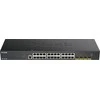Šakotuvas D-LINK 28-Port Smart Managed PoE+ Gigabit Switch 4x 10G dlink žalias 3.0 24x 10/100/1000Mbit/s TP RJ-45 PoE prievadas 802.3at