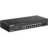 Šakotuvas D-LINK 10 prievadų Gigabit PoE valdomas jungiklis