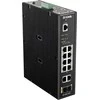 Šakotuvas D-LINK 12 Port L2 Industrial Smart Managed Switch su 10 x 1GBaseTX jungtys ir 2 x SFP jungtys