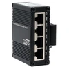 Šakotuvas Switch Exsys EX-62021PoE-P 5 prievadų pramoninis mikro Gigabit komutatorius su Pass-Through funkcija, nevaldomas