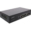 Šakotuvas „Switch InLine® PoE+“ gigabito tinklo komutatorius, 5 prievadų (4x PoE+), 1xSFP, 1Gb/s, darbalaukio, metalinis, be ventiliatoriaus