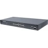 Šakotuvas Intellinet 561198 Gigabito komutatorius 16x RJ45 PoE+, 2x SFP lizdas