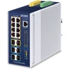 Šakotuvas Switch Planet Industrial L3 8-Port Zarządzany Gigabit Ethernet (10/100/1000) Obsługa PoE Aliuminio Mėlyna (IGS-6329-8UP2S4X)