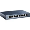 Šakotuvas TP-LINK 8 prievadų metalinis gigabito komutatorius, 5 10/100/1000M RJ45, palaikantis GMP Snooping, IEEE 802.1p QoS, „Plug and Play“ metaliniame korpuse