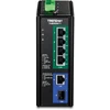 Šakotuvas Switch TRENDnet 6-Port Industrial 2.5G PoE++ Nie zarządzany 2.5G Ethernet (100/1000/2500) Obsługa PoE Juodas (TI-BG50611)