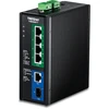 Šakotuvas Switch TRENDnet 6-Port Industrial 2.5G PoE++ Nie zarządzany 2.5G Ethernet (100/1000/2500) Obsługa PoE Juodas (TI-BG50611)
