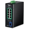 Šakotuvas Switch TRENDnet Przemysłowy przełącznik TI-BG5091 na szynę DIN 2,5G su 9 portami PoE++ i portami 10G