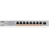 Šakotuvas ZYXEL XMG-108 8 PORTS 2,5G + 1 SFP+, 8 PORTS 100W TOTAL POE++ DESKTOP MULTIGIG UNMANAGED DESKTOP SWITCH (2Y WARRANTY)