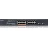 Šakotuvas ZYXEL XMG1915-18EP, 16 prievadų 2,5 GBE, 2 SFP+, 8 POE++ 180 W išmanusis komutatorius, hibridinis režimas, autonominis arba „Nebulaflex“ debesis (5 metų garantija)