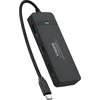 Šakotuvas Vision USB-C prijungimo stotelė - 1 x HDMI prievadas, 4k, 60 Hz - 1 x RJ45 gigabito eternetas, 1000 Mbps - 1 x USB 3.0, 5 Gbps - 1 x USB-C su PD100w, kuriuo galima įkrauti nešiojamąjį kompiuterį - 1 x USB-C su 4k, 60 Hz - 30 cm laidas - suderinamas su „Win“ (Atnaujinta)