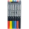 Marvy Uchida Markeriai tekstilei plonu galiuku "Fabric Marker Fine" #522-6A 6 vnt.