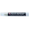 Sakura Sakura Solid Marker Glow-in-the-Dark, 1 vnt., Baltas, Smailusis antgalis, Juodas, Apvalus, 1,3 cm