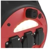 Šalčiui atsparus prailginimo laido ritė Emos P08520W 20m 4 lizdai 230V 13A 1.5mm2 silikoninis IP44 mėlynas
