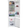 BEKO BCNA306E5ZSN įmontuojamas šaldytuvas, 193,5 cm, D energijos klasė, HarvestFresh, Neo Frost, metalinė sienelė