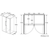 Šaldytuvas Bosch Šaldytuvas Free standing Larder, Height 186 cm, Šaldytuvas net capacity 346 L, Ekranas