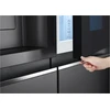 Šaldytuvas LG InstaView ™ ThinQ™ GSXV91MCAE American Šaldytuvas Šaldiklis Freestanding American door Juodas LED Touch LED