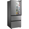 Midea Šaldytuvas | MERF402FIE02 | Energy efficiency class E | Free standing | Combi | Height 178 cm | No Frost system | Šaldytuvas net capacity 244 L | Šaldiklis net capacity 147 L | Ekranas | 41 dB | Nerūdijantis plienas