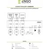 Engo Controls ENGO ECB8-230 – 8 zonų, 230V, grindinio šildymo valdymo blokas