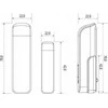 Salus atvērto durvju/logu sensors Slim SW600