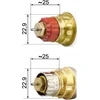 Salus bezvadu termogalva TRV10RAM, Danfoss RA