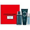 Salvatore Ferragamo Set : Intense Leather, Eau De Parfum, For Men, 100 ml + Intense Leather, Eau De Parfum, For Men, 10 ml + Intense Leather, Dušo želė, All Skin Types, 100 ml For Men