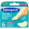 Salvequick Letonai Salvequick Hidrokoloidinių pėdų apsauga vidutiniškai 6vnt.