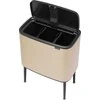Šiukšlių dėžė Brabantia Bo Touch, 3 x 11 l, Šampano spalvos