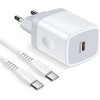 Samsung 25W Power Adapteris Baltas
