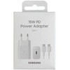 Samsung Common Baltas 15W Power Adapteris