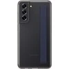 XG990CBE skaidraus dirželio dėklas, skirtas Samsung Galaxy S21 FE Tamsiai pilka (tamsiai pilka)