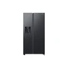 Dviduris šaldytuvas Samsung Side by Side Series 4 RS64DG5303B1EF, su vandens ir ledukų dispenseriu, Juodas