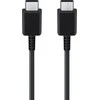 USB kabelis Samsung EP-DA705BBE 25W 3A Type-C-Type-C 1.0m juodas