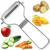 Samura Sharp & Effortless metalinis daržovių skustuvas su Julienne 61 mm peiliu iš japoniško plieno sidabro