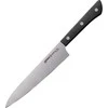Samura HARAKIRI universalus virtuvinis peilis 6,0"/150mm 59 HRC su juoda rankena