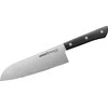 Samura HARAKIRI universalus virtuvinis peilis SANTOKU 7.0"/175mm 59 HRC su juoda rankena