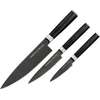 Samura MO-V Stonewash Set 3x universalūs peiliai (Chefs, Univesal, Paring) iš AUS 8 japoniško plieno 59 HRC