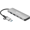 Sandberg USB-C/A iki 2xUSB-A + 2xUSB-C šakotuvas