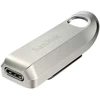 USB laikmena SanDisk Ultra Luxe USB Type-C, 128 GB, sidabro spalvos